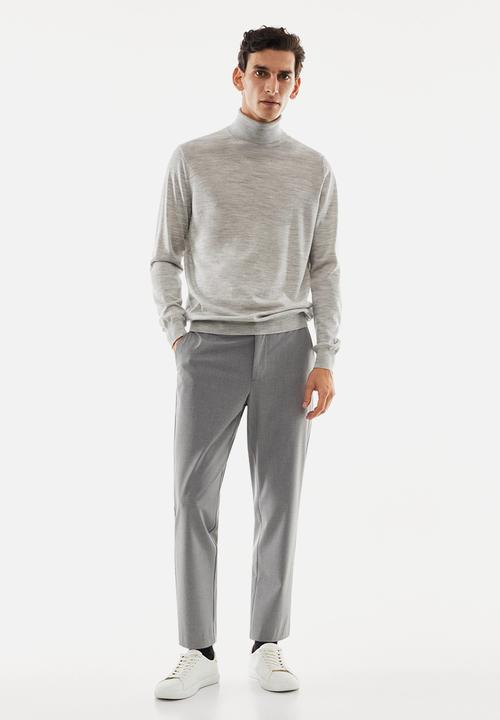 MANGO - Sweater willyt - light grey denim