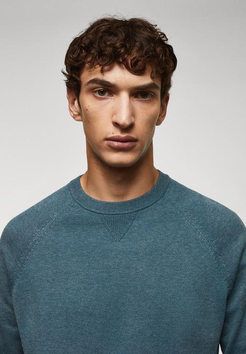 MANGO - Sweater ten - dark blue