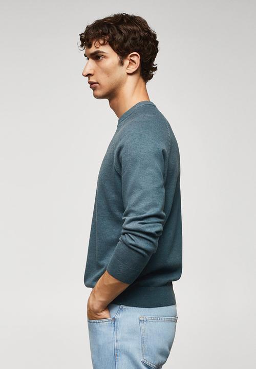 MANGO - Sweater ten - dark blue
