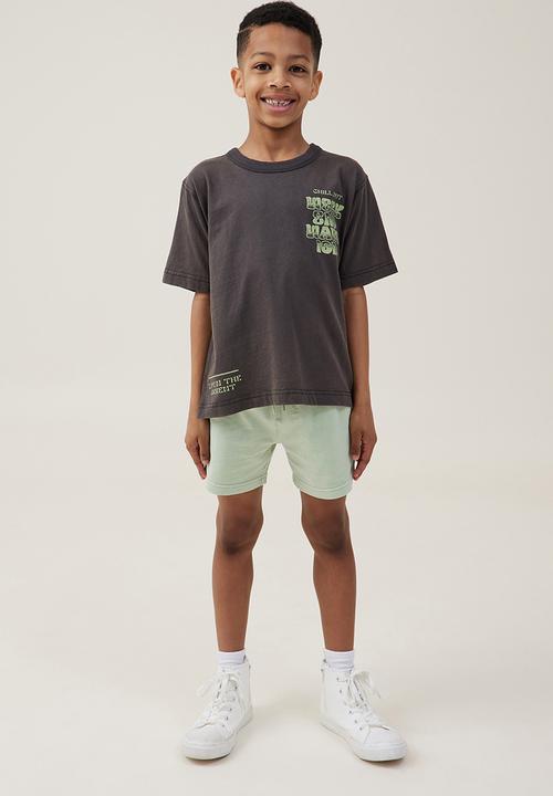 Cotton On - Jonny short sleeve print tee - phantom/weekend warrior