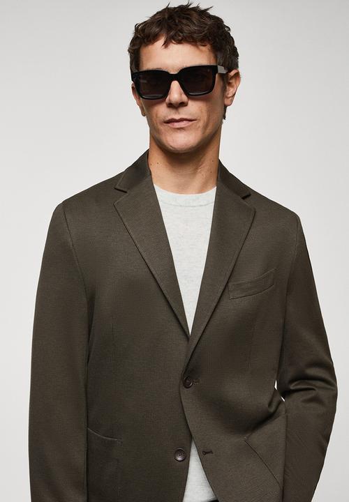 MANGO - Blazer aneto - green