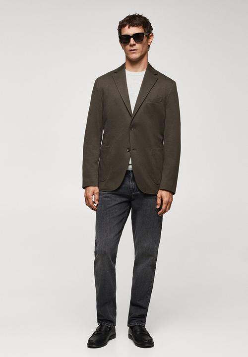MANGO - Blazer aneto - green