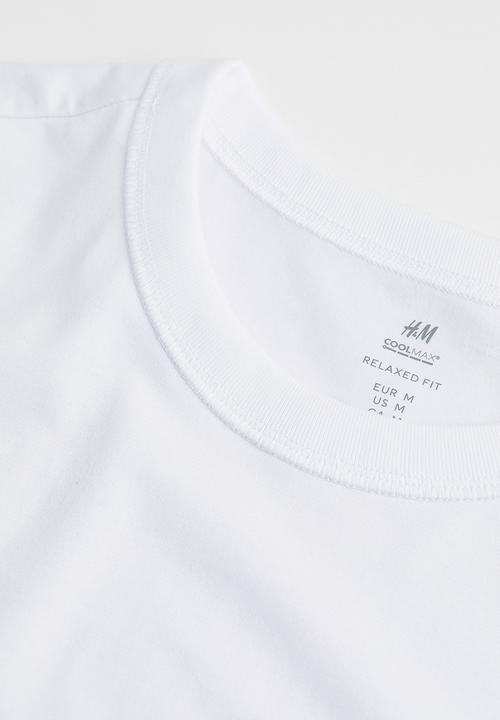 H&M - Coolmax® relaxed fit T-shirt - white