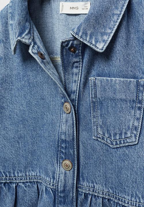 MANGO - Dress morgana - denim