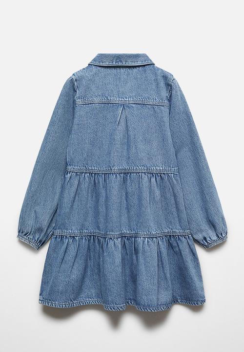 MANGO - Dress morgana - denim