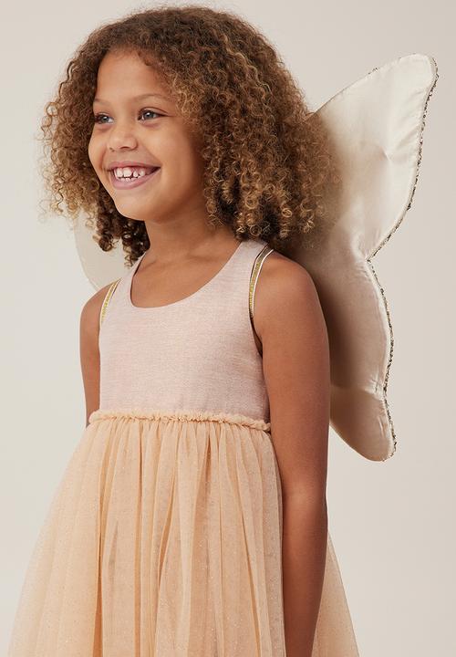 Cotton On - Kids butterfly wings - gold sequins