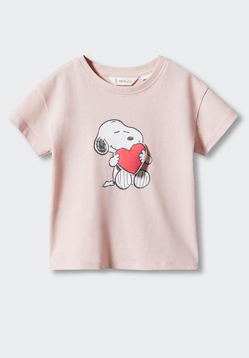 MANGO - T-shirt hugb - pink