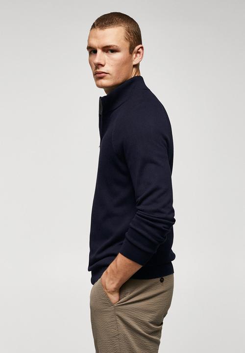MANGO - Sweater tenp - navy