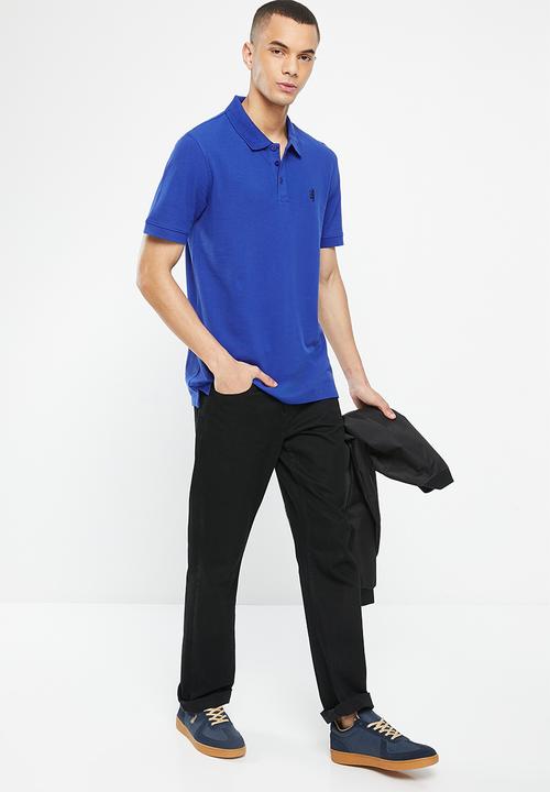 Pringle of Scotland - Frederick golfer - cobalt