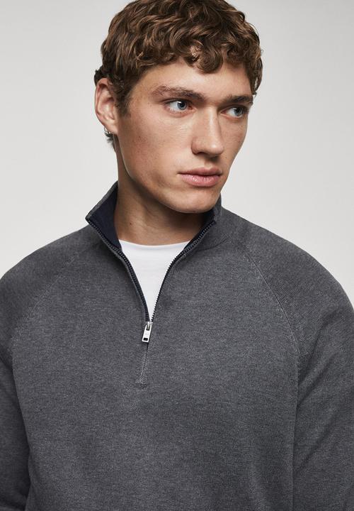 MANGO - Sweater tenp - medium grey