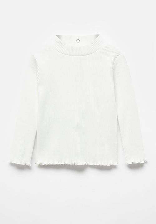 MANGO - T-shirt turbob - natural