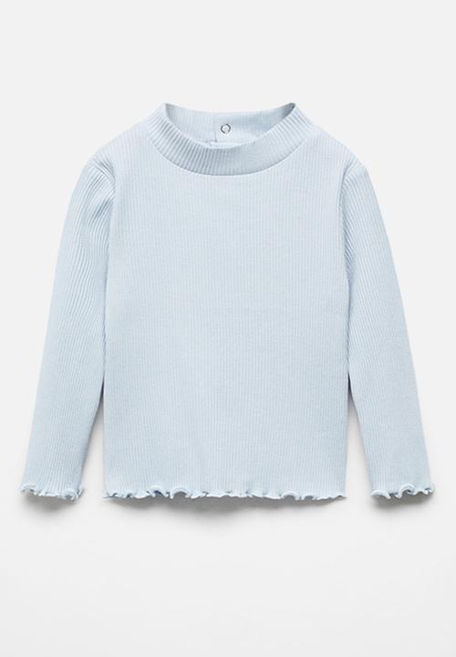 MANGO - T-shirt turbob - sky-blue
