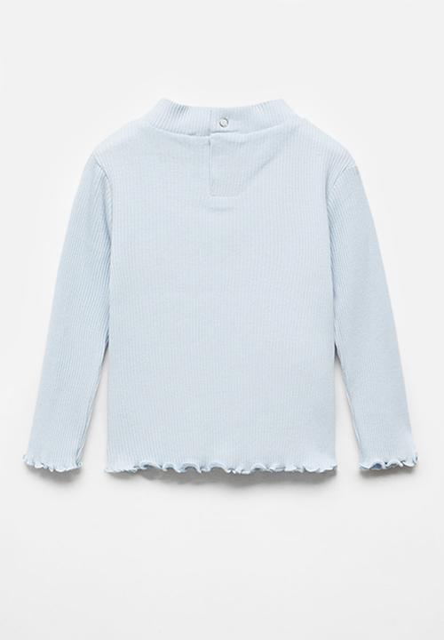 MANGO - T-shirt turbob - sky-blue