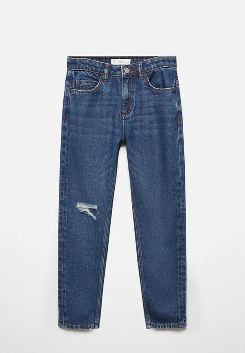 MANGO - Jeans dad - blue