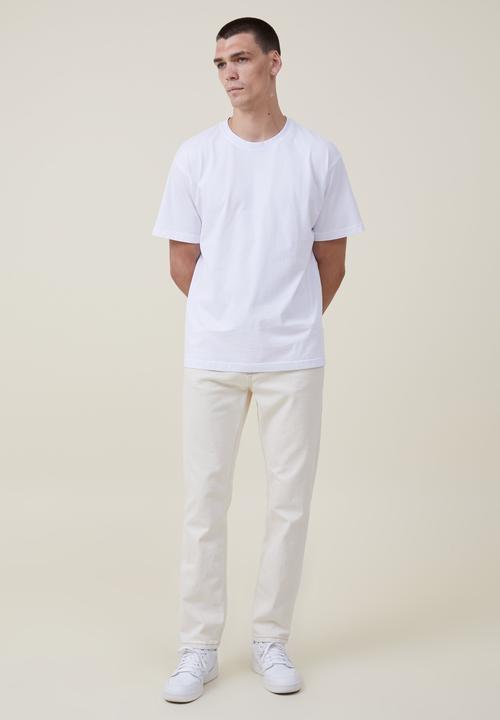 Cotton On - Slim straight jean - natural 
