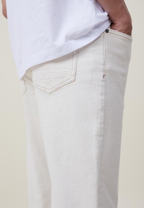 Cotton On - Slim straight jean - natural 