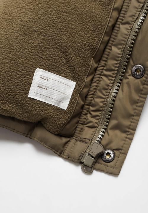 MANGO - Anorak sergi - khaki