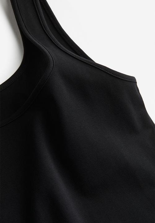 H&M - Jersey bodycon dress - black