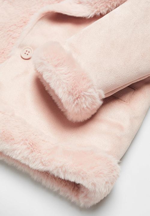 MANGO - Coat leonora - light pink