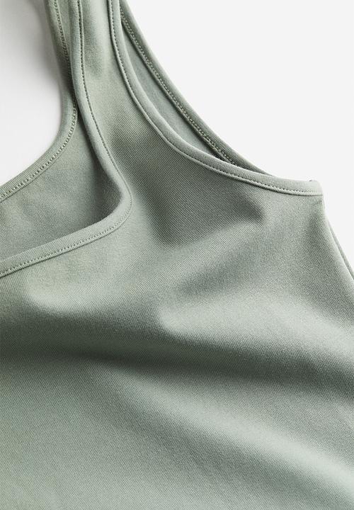 H&M - Jersey bodycon dress - green