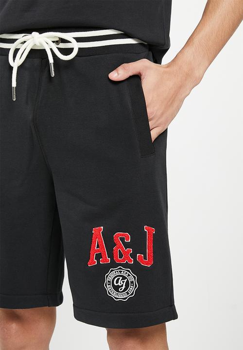 Aca Joe - Mens aca joe french terry printed elasticated - caviar