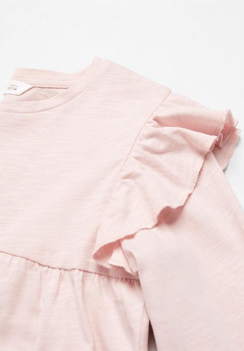 MANGO - T-shirt ale - pink