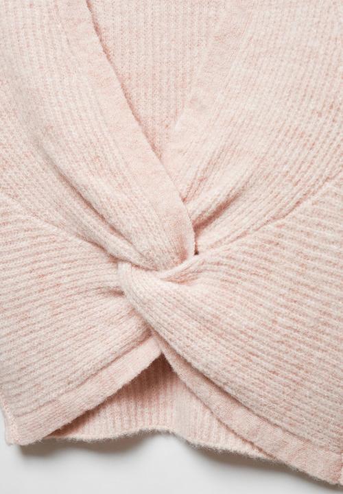 MANGO - Sweater reverse - pastel pink