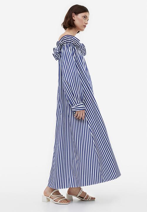 H&M - Off-the-shoulder dress - blue