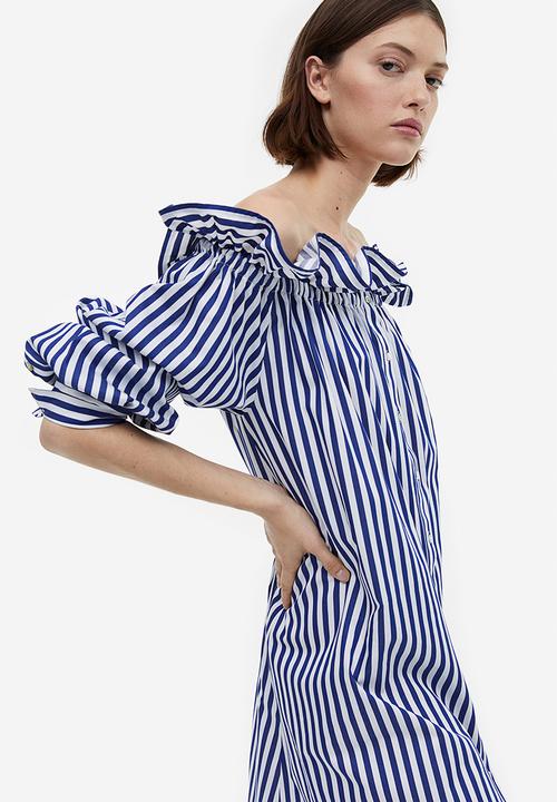 H&M - Off-the-shoulder dress - blue
