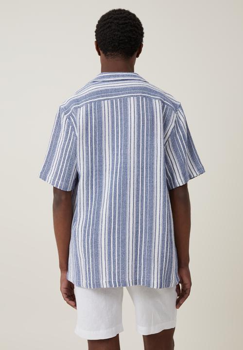 Cotton On - Linen pleat short - white 