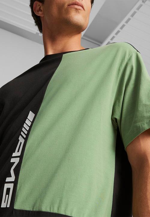 PUMA - Amg statement tee - green & black