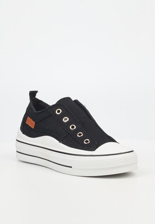 Butterfly Feet - Wave4 platform sneaker - black