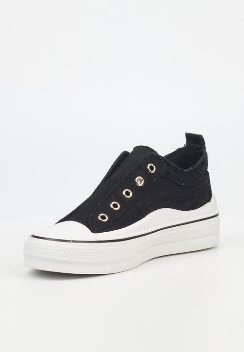 Butterfly Feet - Wave4 platform sneaker - black