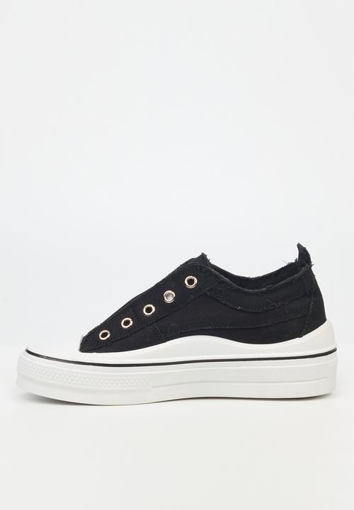Butterfly Feet - Wave4 platform sneaker - black