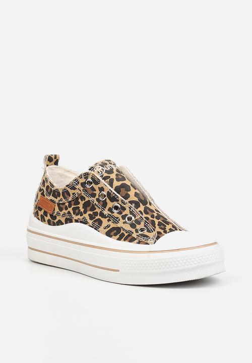 Butterfly Feet - Wave4 platform sneaker - leopard