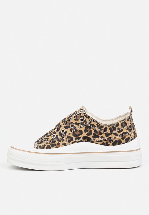 Butterfly Feet - Wave4 platform sneaker - leopard