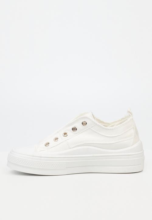Butterfly Feet - Wave4 platform sneaker - white