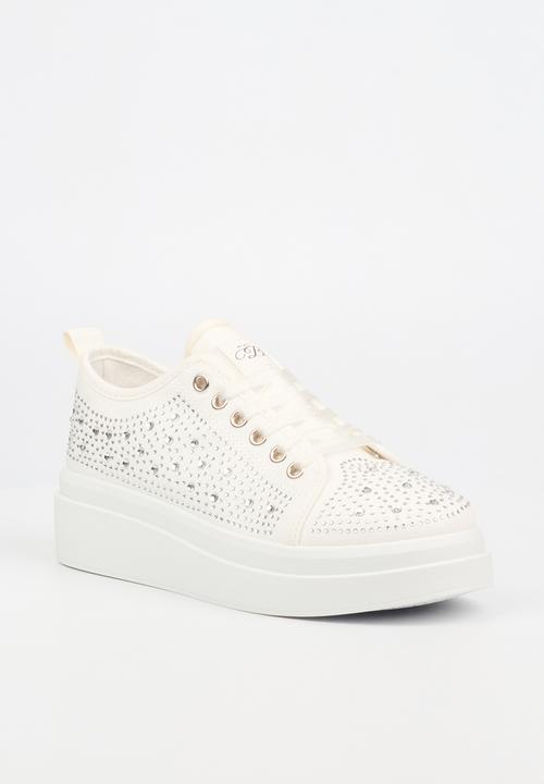 Miss Black - Zora3 platform sneaker - white