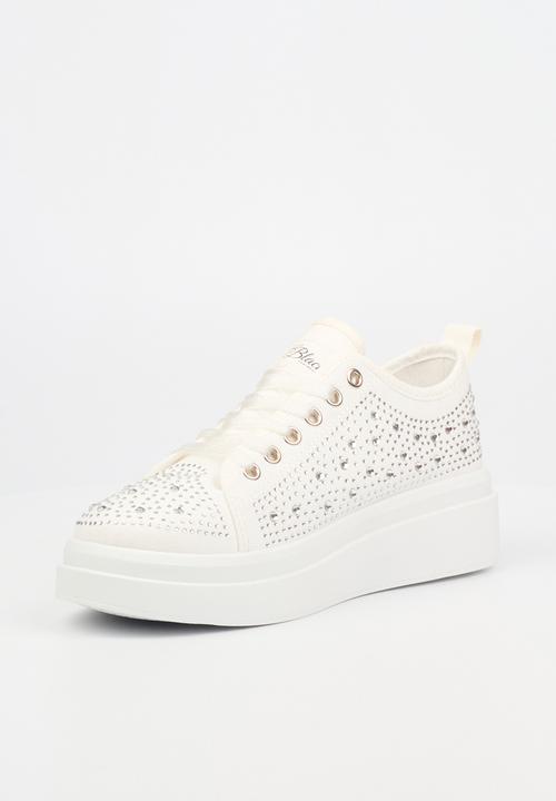 Miss Black - Zora3 platform sneaker - white