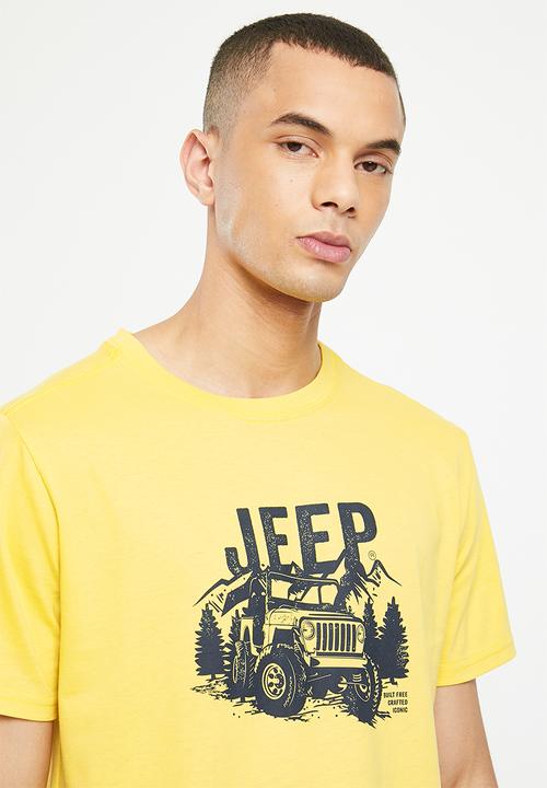 JEEP - Fashion graphics tee - gold
