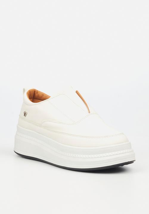 Butterfly Feet - Senhora2 platform sneaker - white