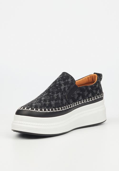 Butterfly Feet - Senhora11 platform sneaker - black