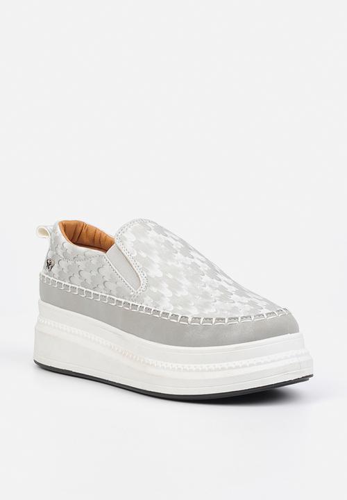 Butterfly Feet - Senhora11 platform sneaker - grey