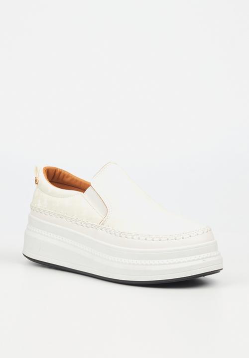 Butterfly Feet - Senhora11 platform sneaker - white
