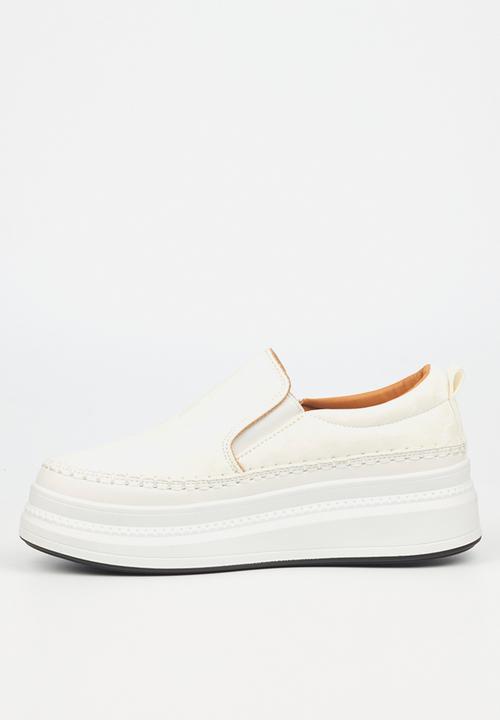 Butterfly Feet - Senhora11 platform sneaker - white