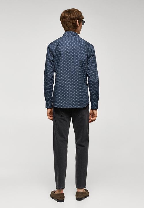 MANGO - Shirt arlos - navy