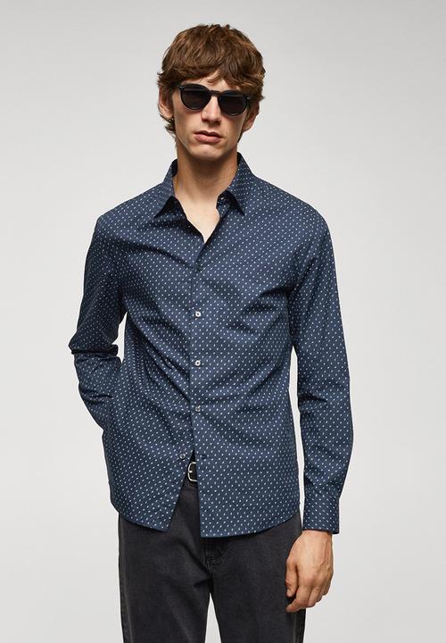 MANGO - Shirt arlos - navy