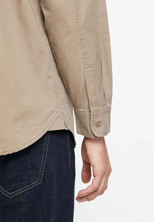 JEEP - Long sleeve workshirt - brown