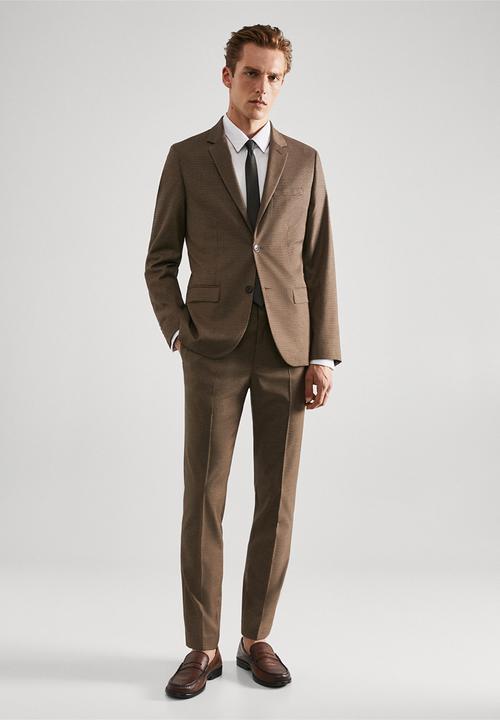 MANGO - Blazer paulo - brown