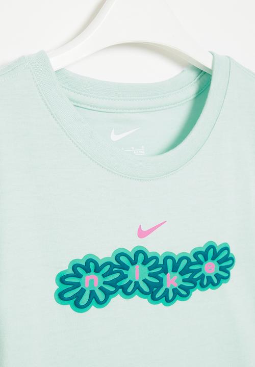 Nike - Nike flower logo tee - jade ice